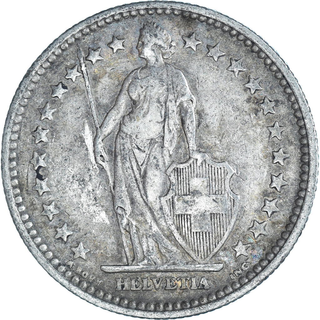 Moneta, Svizzera, 2 Francs, 1905, Bern, MB+, Argento, KM:21