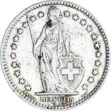 Coin, Switzerland, 2 Francs, 1955, Bern, AU(50-53), Silver, KM:21