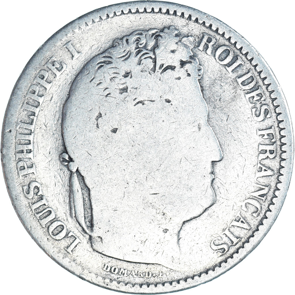 Moneda, Francia, Louis-Philippe, 2 Francs, 1834, Paris, BC, Plata, KM:743.1