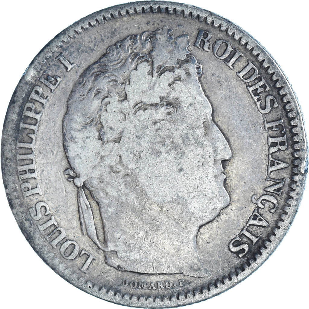 Coin, France, Louis-Philippe, 2 Francs, 1835, Paris, VF(20-25), Silver
