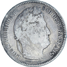 Coin, France, Louis-Philippe, 2 Francs, 1835, Paris, VF(20-25), Silver