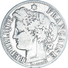 Münze, Frankreich, Cérès, 2 Francs, 1870, Paris, S, Silber, KM:817.1