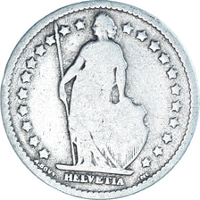Coin, Switzerland, Franc, 1877, Bern, F(12-15), Silver, KM:24