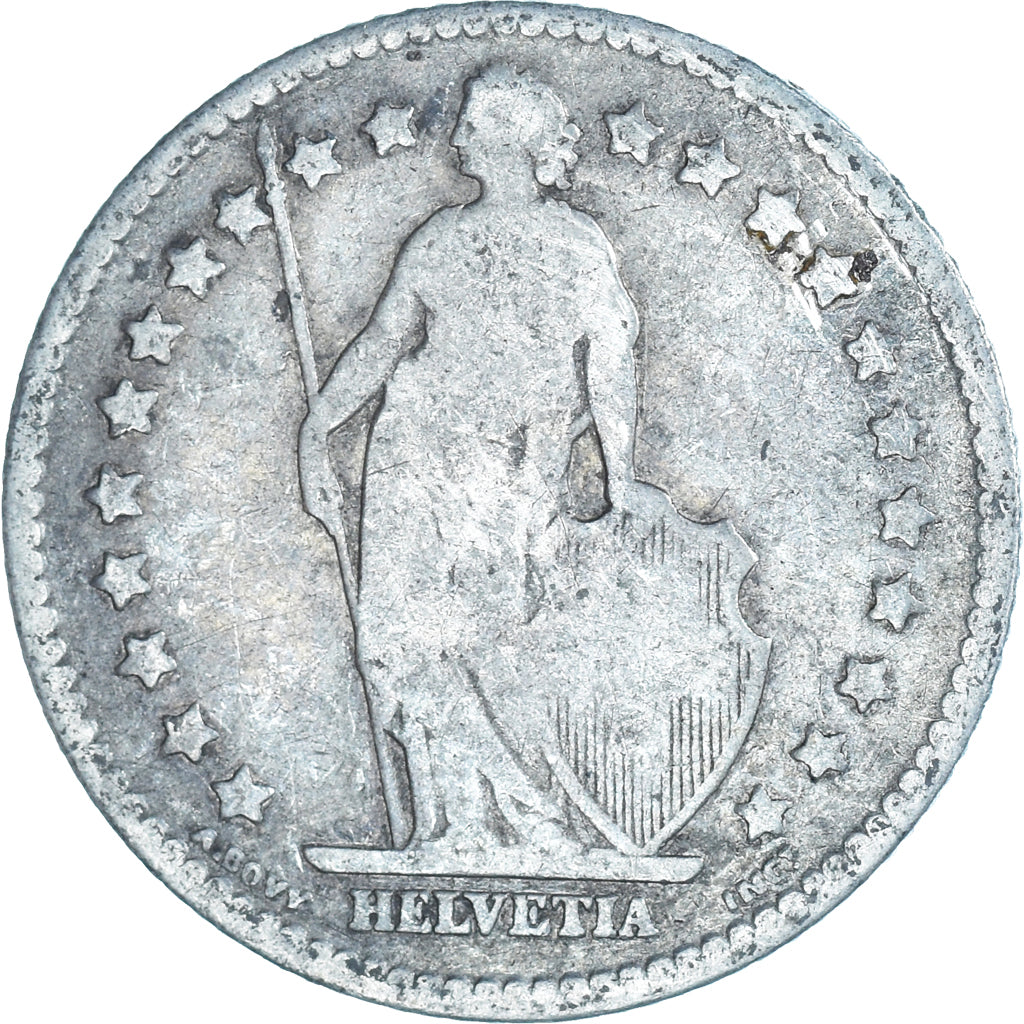Coin, Switzerland, Franc, 1894, Bern, F(12-15), Silver, KM:24