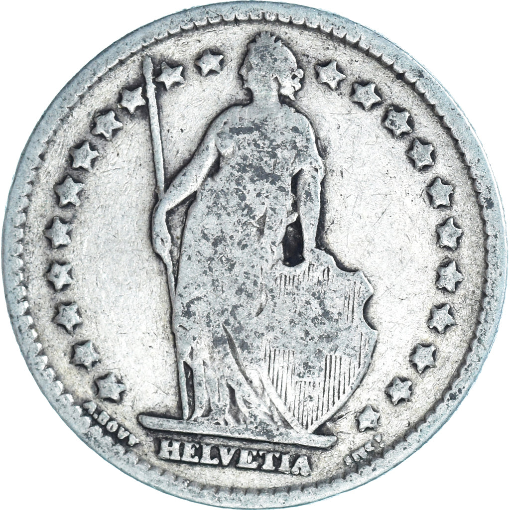 Münze, Schweiz, Franc, 1900, Bern, S, Silber, KM:24