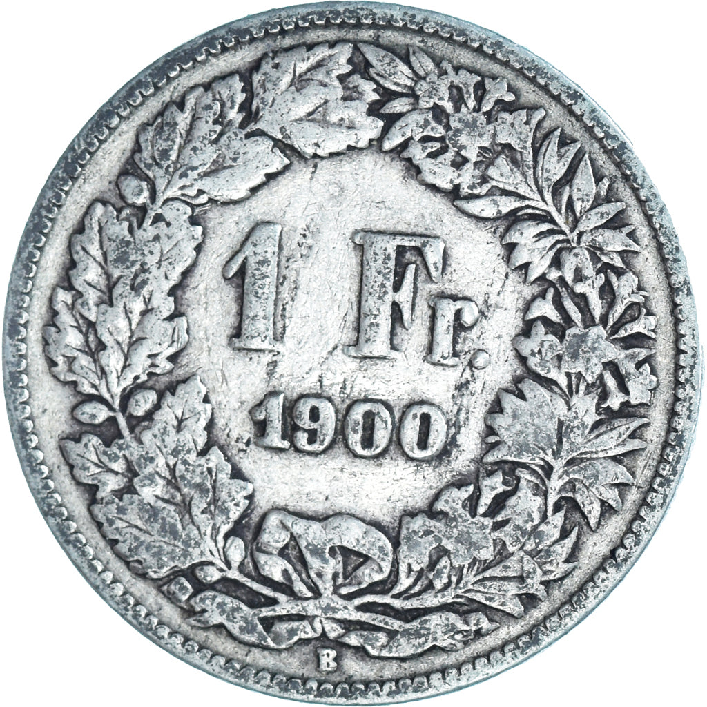 Münze, Schweiz, Franc, 1900, Bern, S, Silber, KM:24