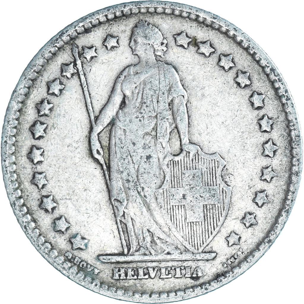 Moneta, Svizzera, Franc, 1901, Bern, MB, Argento, KM:24