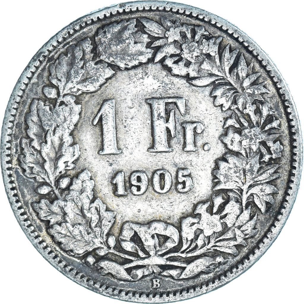 Monnaie, Suisse, Franc, 1905, Bern, TB, Argent, KM:24