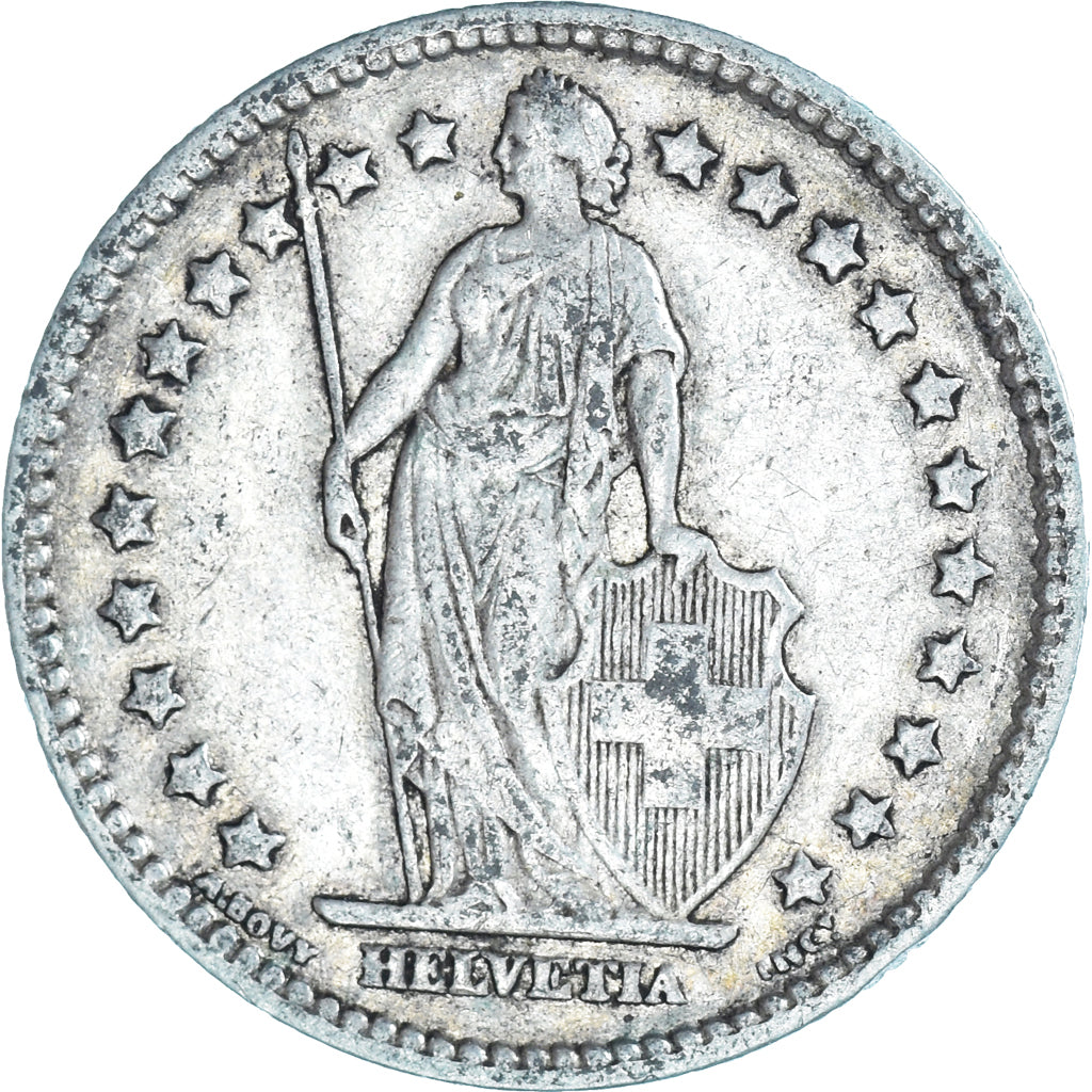 Munten, Zwitserland, Franc, 1906, Bern, FR+, Zilver, KM:24