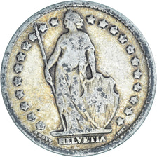 Monnaie, Suisse, Franc, 1907, Bern, TB, Argent, KM:24