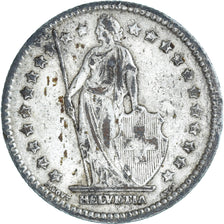 Moneta, Svizzera, Franc, 1909, Bern, MB+, Argento, KM:24