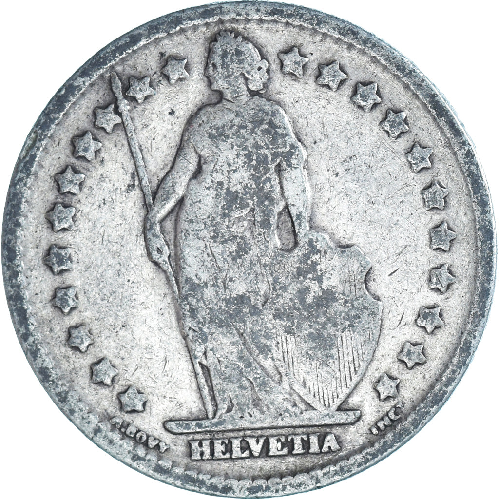 Münze, Schweiz, Franc, 1910, Bern, S, Silber, KM:24