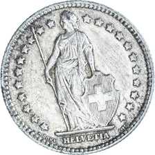 Moneta, Svizzera, Franc, 1910, Bern, BB, Argento, KM:24