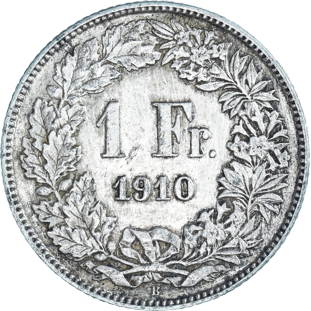 Moneta, Svizzera, Franc, 1910, Bern, BB, Argento, KM:24