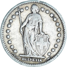 Moneta, Svizzera, Franc, 1912, Bern, MB+, Argento, KM:24