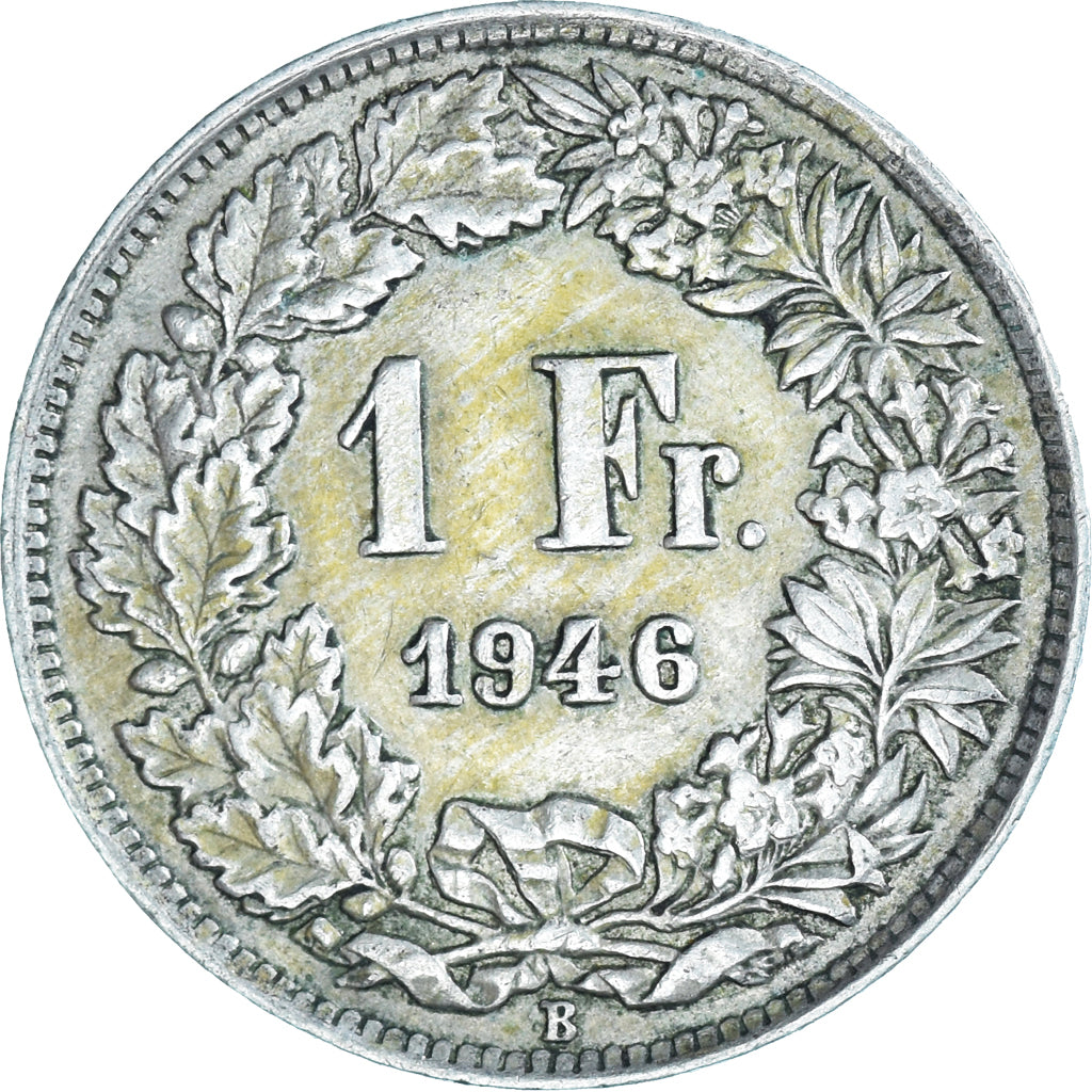 Moneta, Svizzera, Franc, 1946, BB, Argento, KM:24