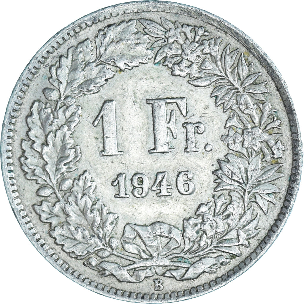 Moneta, Svizzera, Franc, 1946, BB, Argento, KM:24