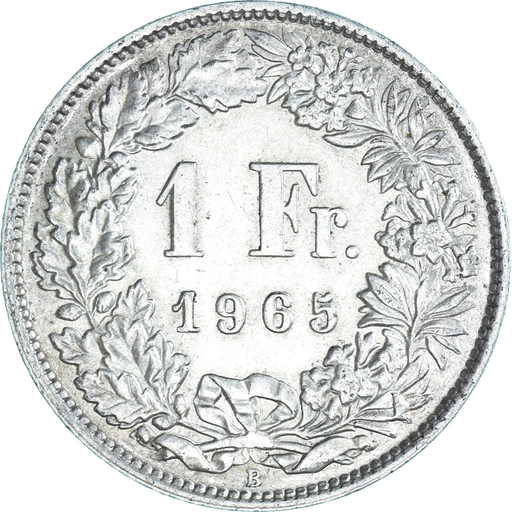 Monnaie, Suisse, Franc, 1965, SUP+, Argent, KM:24