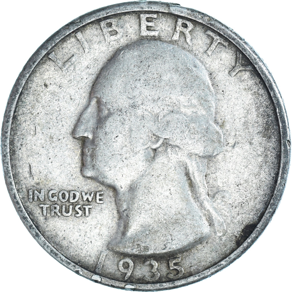 Coin, United States, Quarter, 1935, Philadelphia, VF(30-35), Silver