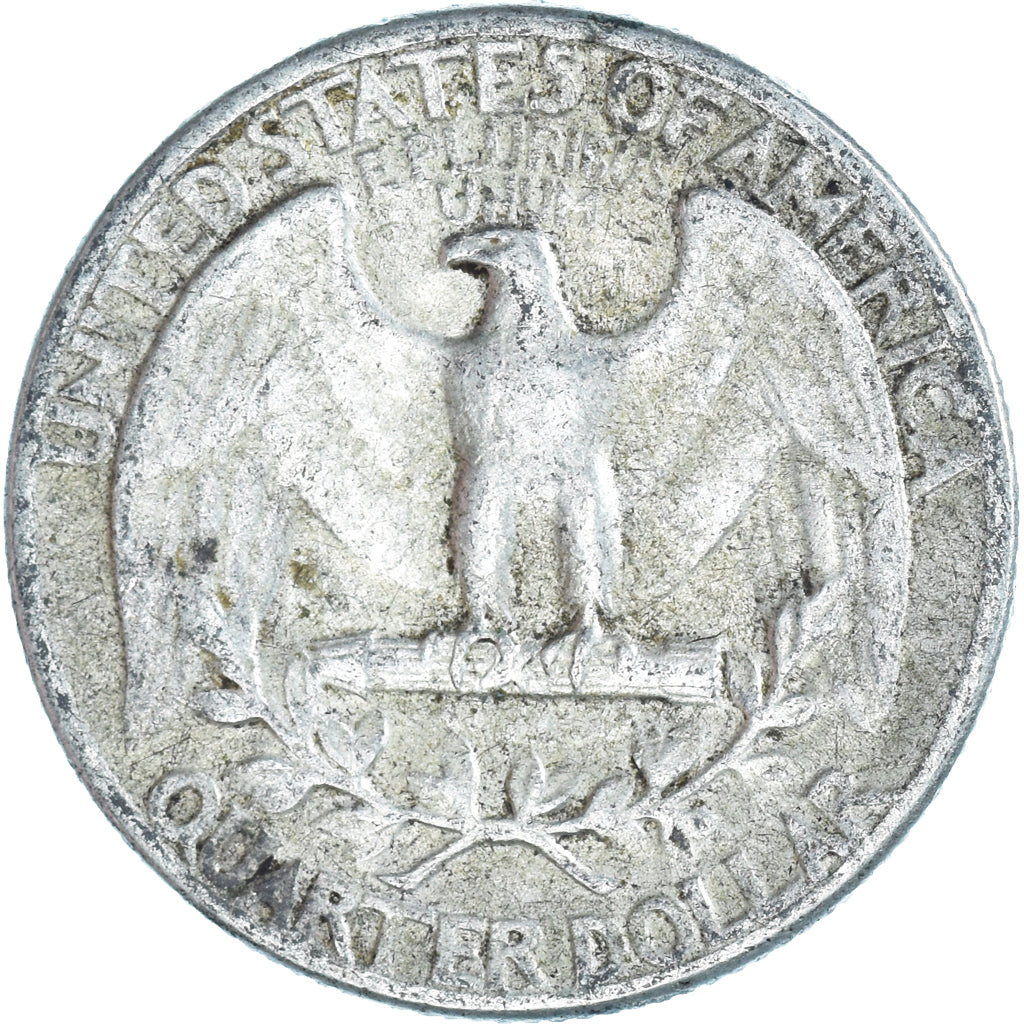 Monnaie, États-Unis, Washington, Quarter, 1942, Philadelphie, TB+, Argent