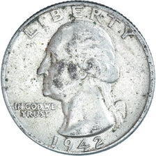 Coin, United States, Washington, Quarter, 1942, Philadelphia, EF(40-45), Silver