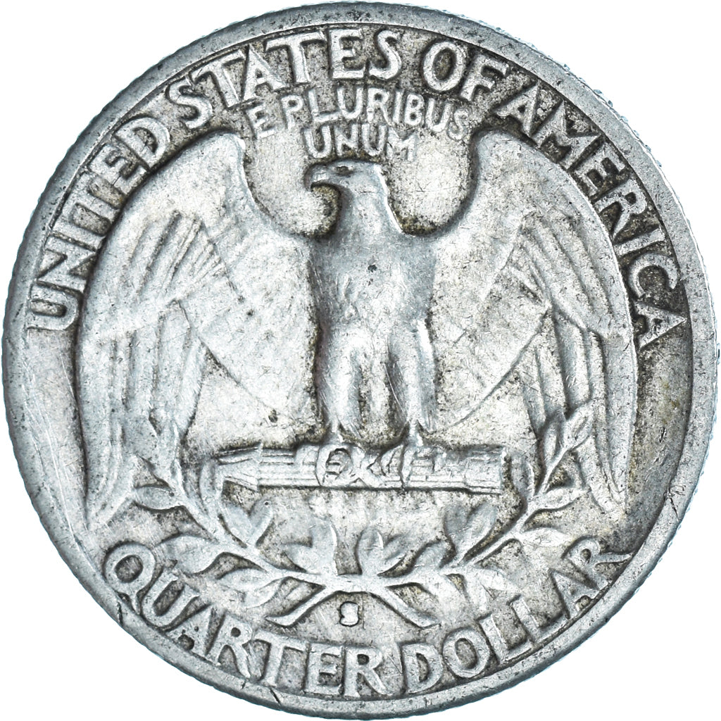 Monnaie, États-Unis, Washington Quarter, Quarter, 1942, U.S. Mint, San