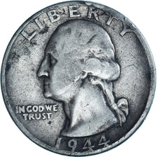 Coin, United States, Washington Quarter, Quarter, 1944, U.S. Mint, Philadelphia