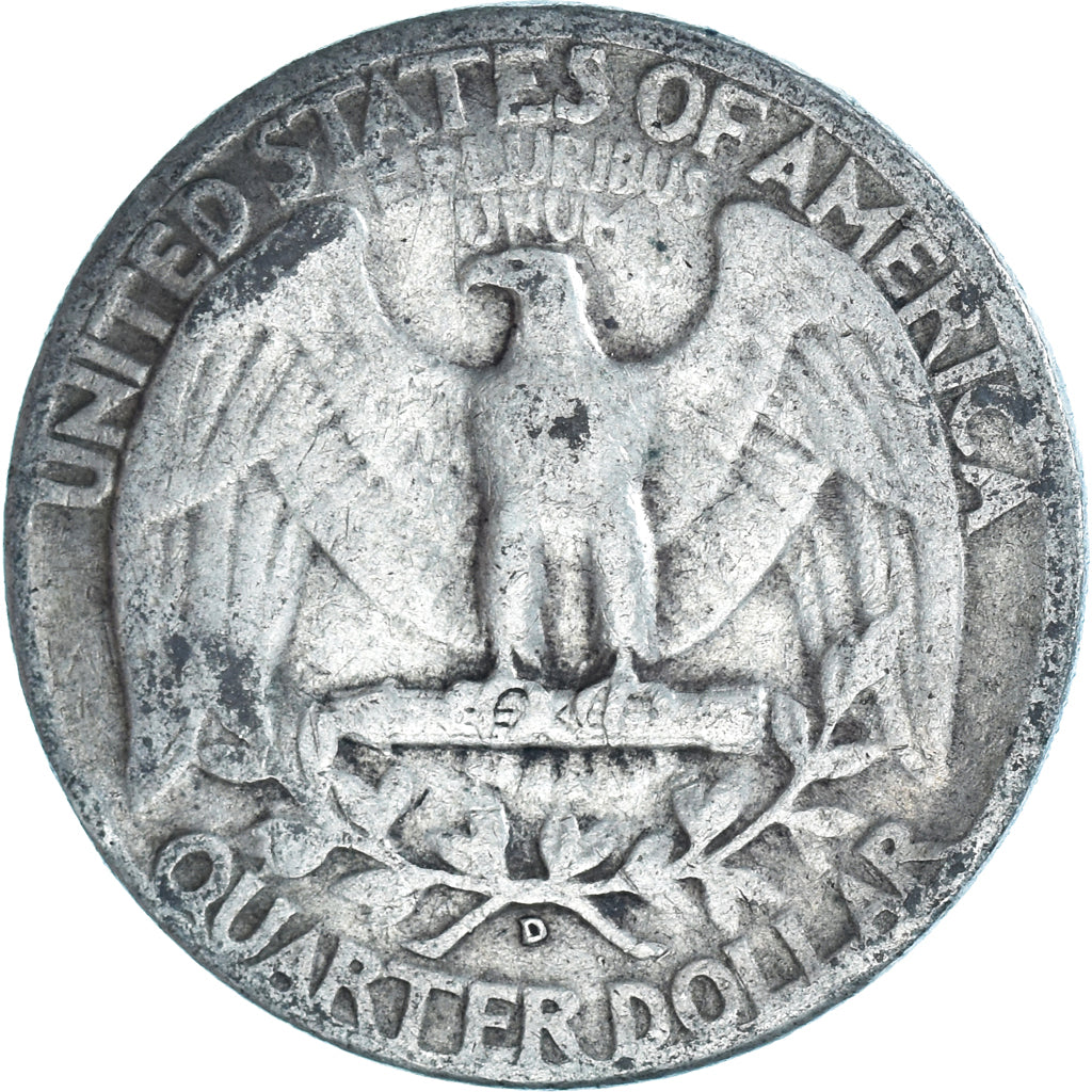 Coin, United States, Washington Quarter, Quarter, 1952, Denver, VF(30-35)