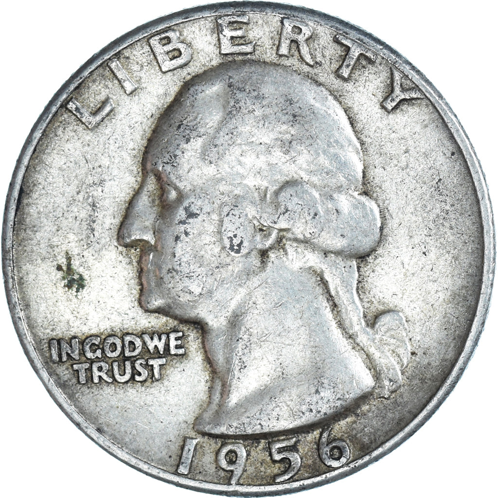 Coin, United States, Washington Quarter, Quarter, 1956, U.S. Mint, Philadelphia