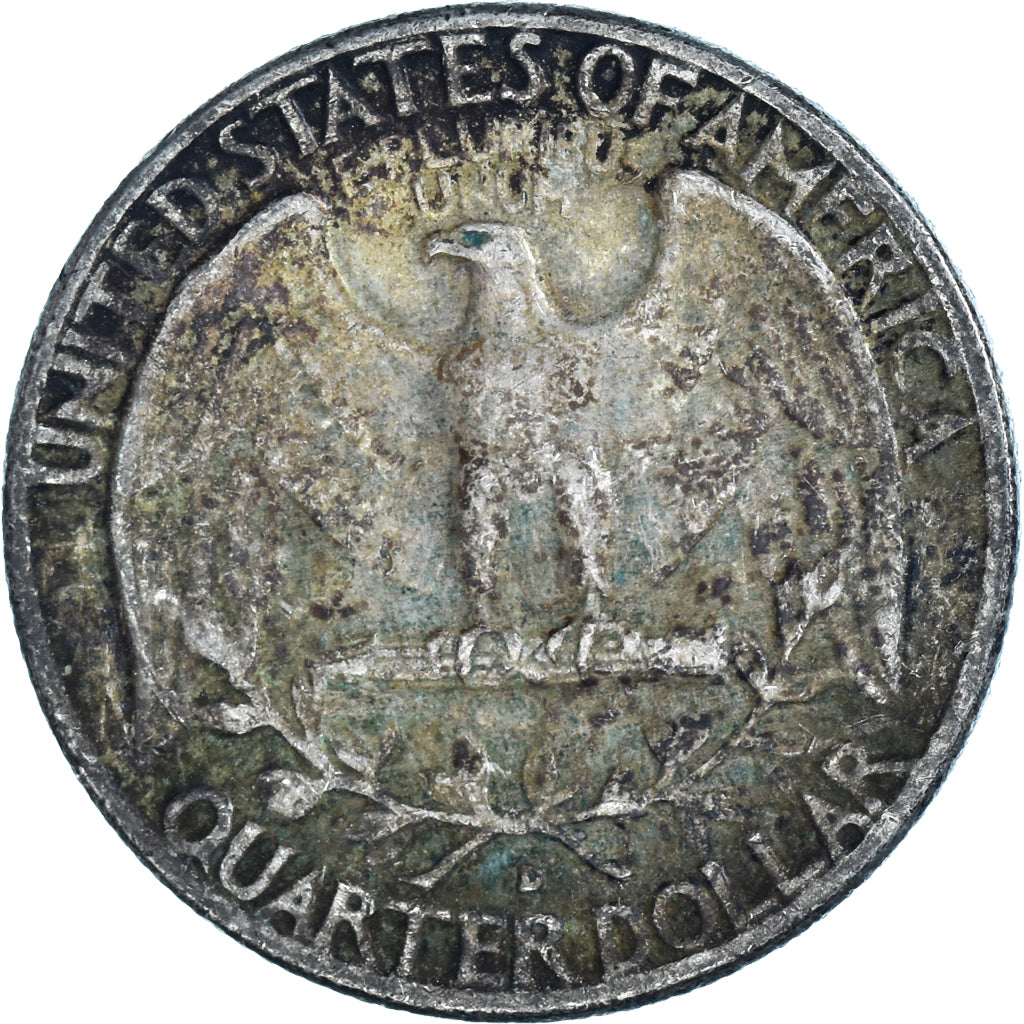 Coin, United States, Washington Quarter, Quarter, 1961, U.S. Mint, Denver