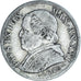 Münze, Italien Staaten, PAPAL STATES, Pius IX, Lira, 1866, Roma, S, Silber