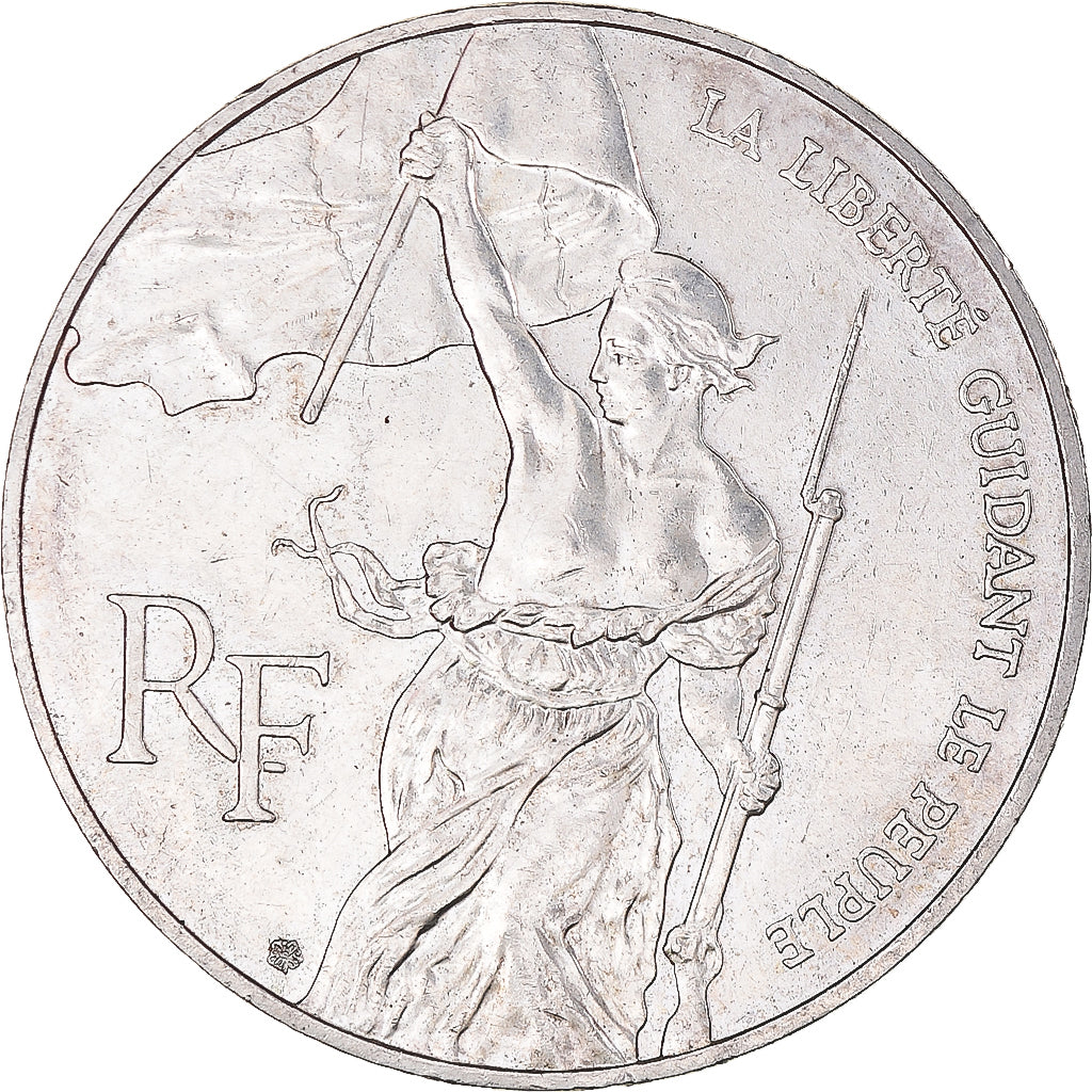 Coin, France, Liberté guidant le peuple, 100 Francs, 1993, AU(50-53), Silver