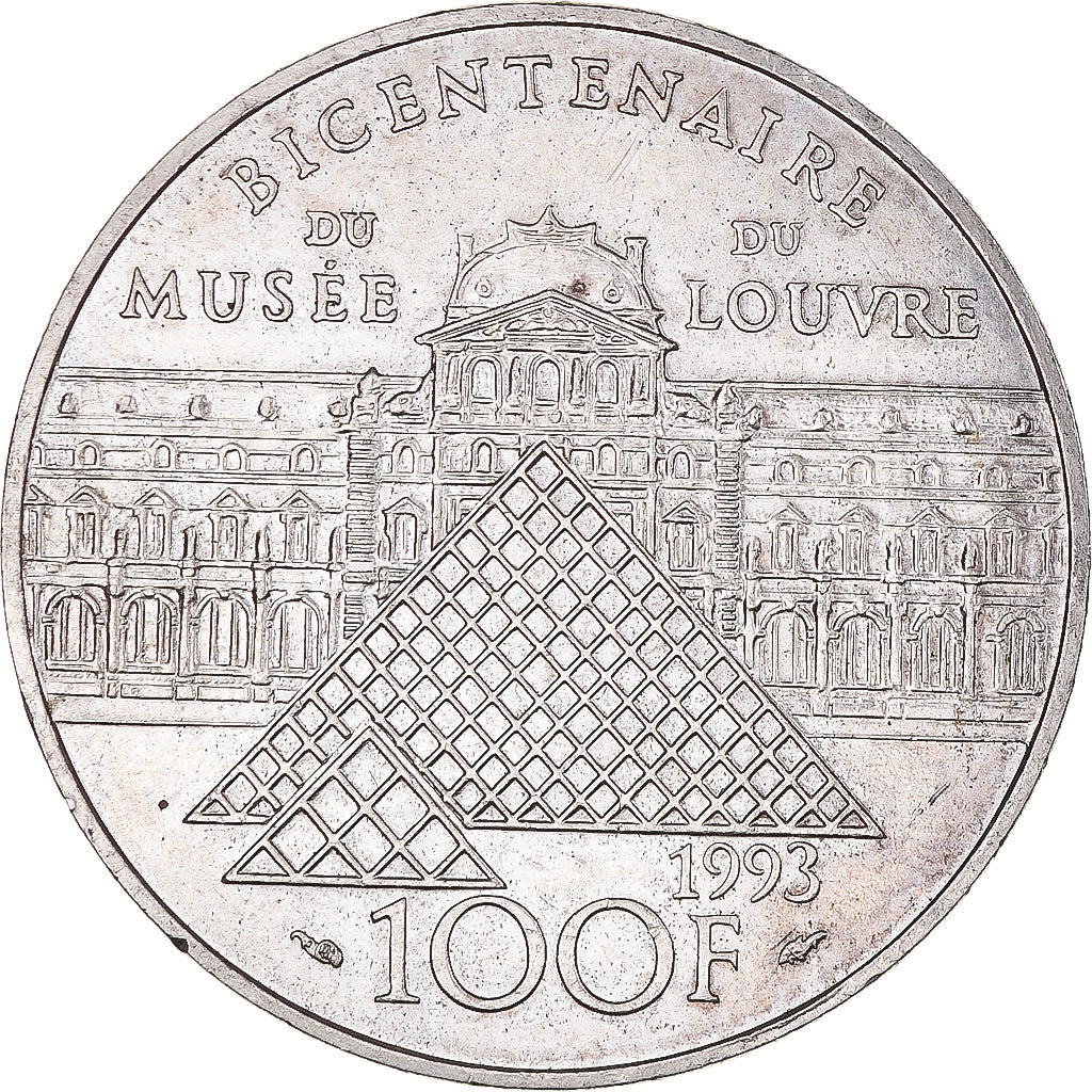 Coin, France, Liberté guidant le peuple, 100 Francs, 1993, AU(50-53), Silver