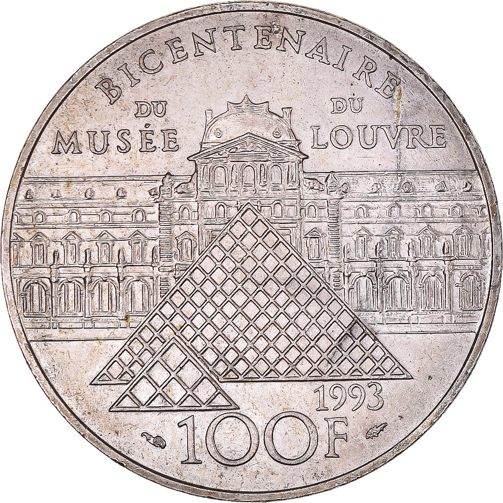 Coin, France, Liberté guidant le peuple, 100 Francs, 1993, AU(55-58), Silver