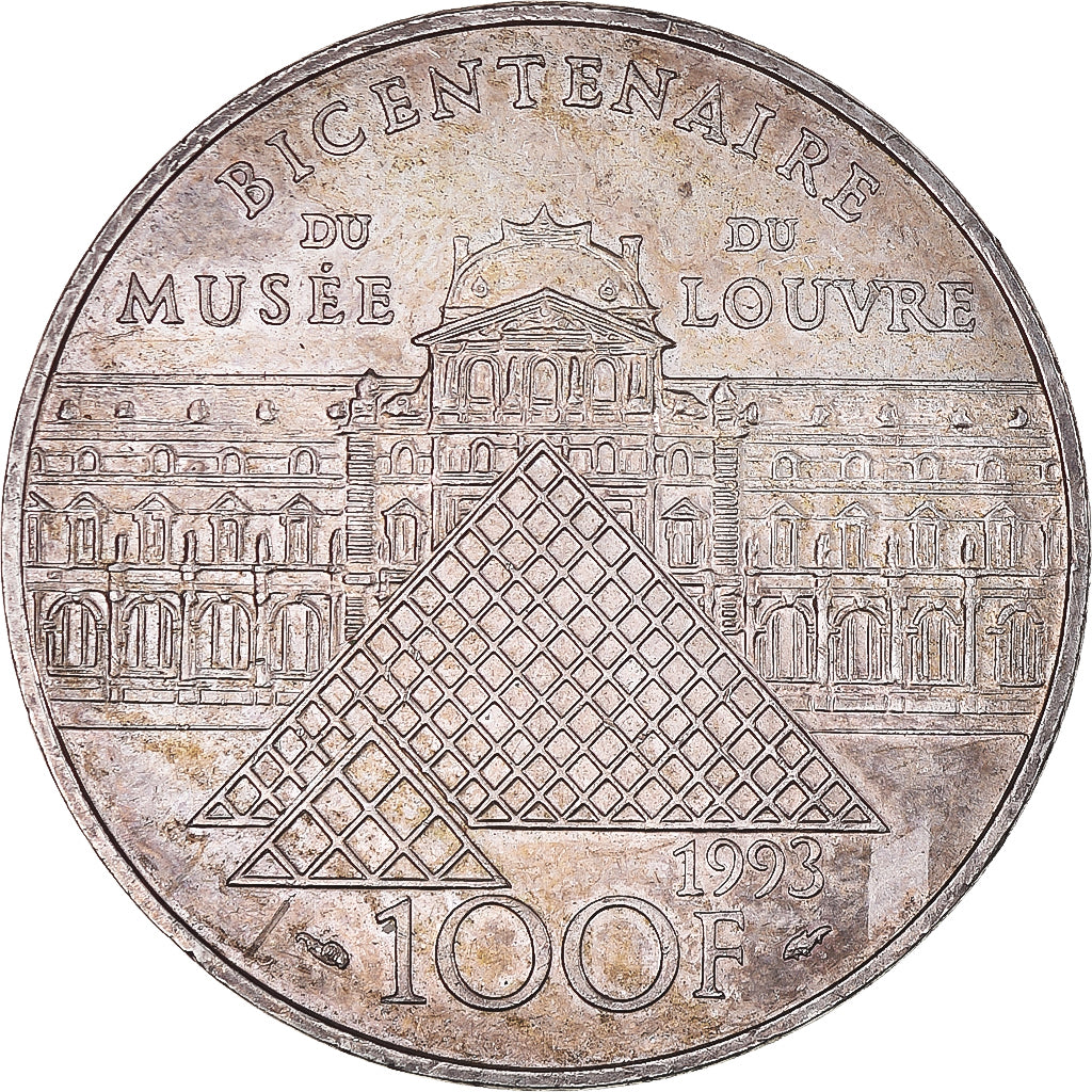 Coin, France, Liberté guidant le peuple, 100 Francs, 1993, AU(55-58), Silver