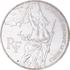 Coin, France, Liberté guidant le peuple, 100 Francs, 1993, MS(60-62), Silver