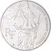 Moeda, França, Liberté guidant le peuple, 100 Francs, 1993, MS(60-62), Prata