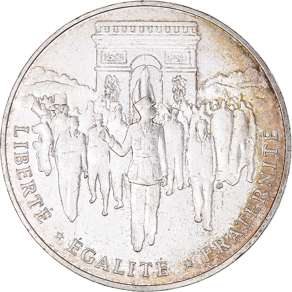 Monnaie, France, Libération de Paris, 100 Francs, 1994, SUP, Argent