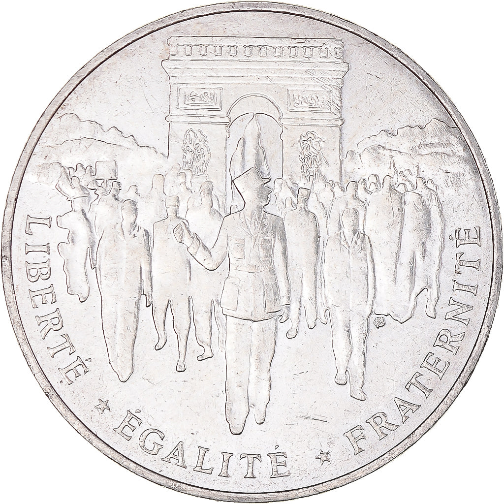 Coin, France, Libération de Paris, 100 Francs, 1994, AU(50-53), Silver