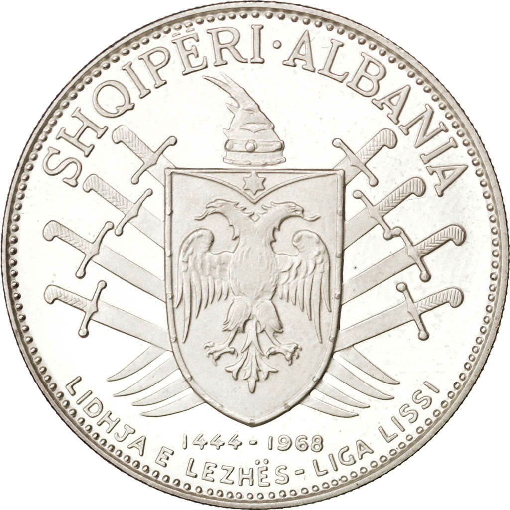 Albanie, 5 Lekë 1968, KM 49.1