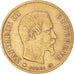 Munten, Frankrijk, Napoleon III, 10 Francs, 1860, Strasbourg, ZF, Goud