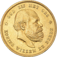 Monnaie, Pays-Bas, William III, 10 Gulden, 1879, SUP+, Or, KM:106