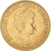 Coin, Netherlands, Wilhelmina I, 10 Gulden, 1912, AU(55-58), Gold, KM:149