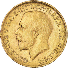 Moneda, Australia, George V, Sovereign, 1916, Sydney, MBC+, Oro, KM:29