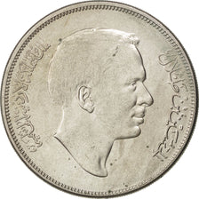 JORDAN, 1/4 Dinar, 1970, KM #28, EF(40-45), Copper-Nickel, 34, 16.94