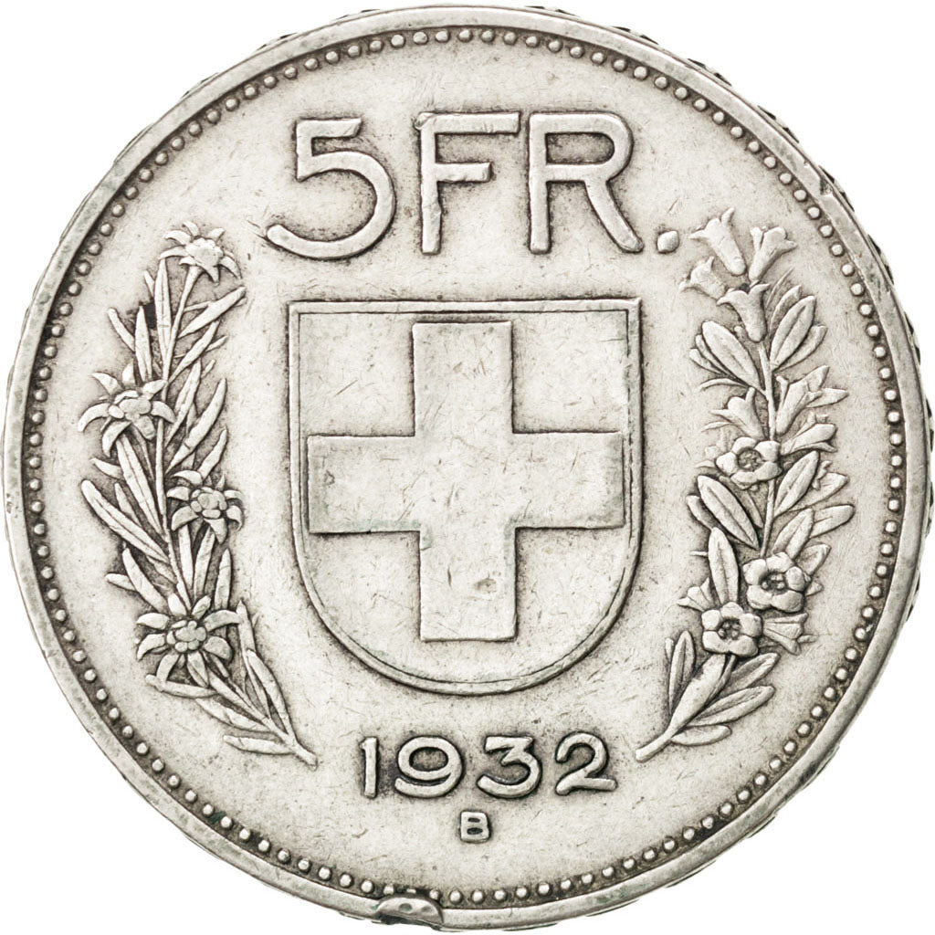 Monnaie, Suisse, 5 Francs, 1932, Bern, TTB, Argent, KM:40