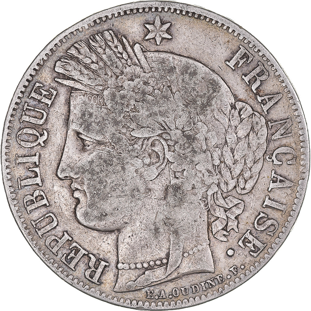 Monnaie, France, Cérès, 5 Francs, 1849, Paris, TB+, Argent, Gadoury:719
