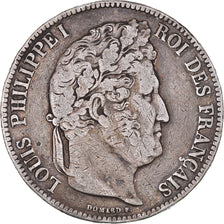 Monnaie, France, Louis-Philippe, 5 Francs, 1835, Bordeaux, TB, Argent