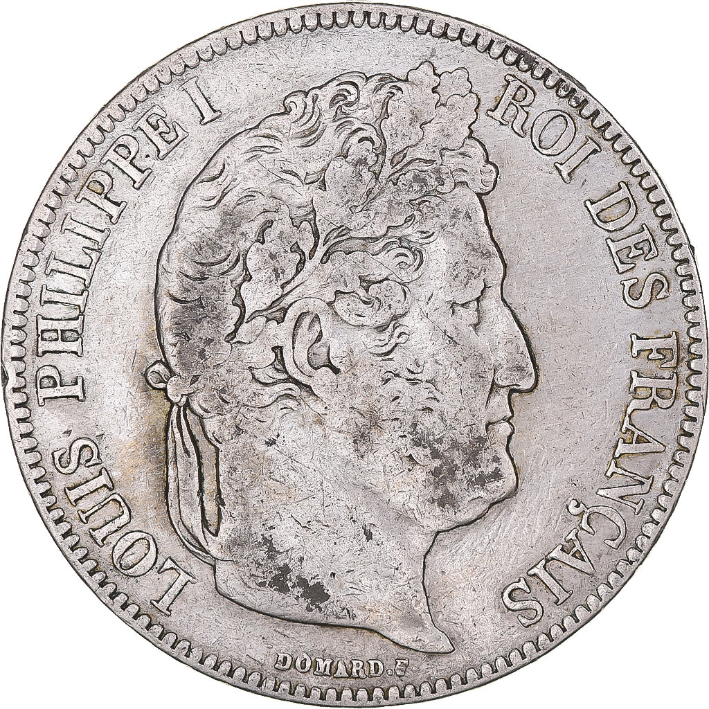 Münze, Frankreich, Louis-Philippe, 5 Francs, 1841, Strasbourg, S+, Silber