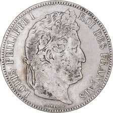 Münze, Frankreich, Louis-Philippe, 5 Francs, 1841, Strasbourg, S+, Silber